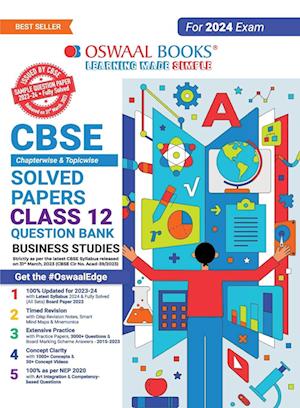 Oswaal CBSE Class 12 Business Studies Question Bank 2023-24 Book