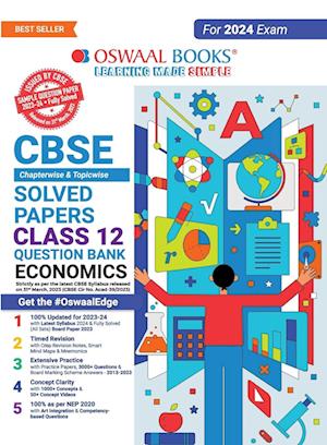 Oswaal CBSE Class 12 Economics Question Bank 2023-24 Book