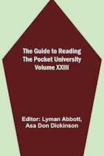 The Guide to Reading - the Pocket University Volume XXIII 