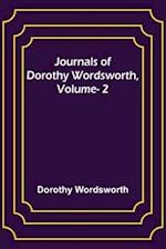 Journals of Dorothy Wordsworth, Vol. 2 