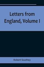 Letters from England, Volume I 
