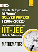 IIT JEE 2023 Mathematics (Main & Advanced) - 19 Years Chapter wise & Topic wise Solved Papers 2004-2022 