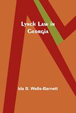 Lynch Law in Georgia 