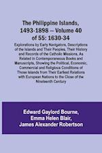 The Philippine Islands, 1493-1898 - Volume 40 of 55 1630-34 Explorations by Early Navigators, Descriptions of the Islands and Their Peoples, Their History and Records of the Catholic Missions, As Related in Contemporaneous Books and Manuscripts, Showing t