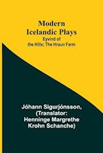 Modern Icelandic Plays; Eyvind of the Hills; The Hraun Farm 