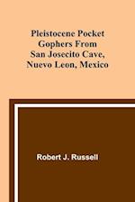 Pleistocene Pocket Gophers From San Josecito Cave, Nuevo Leon, Mexico 