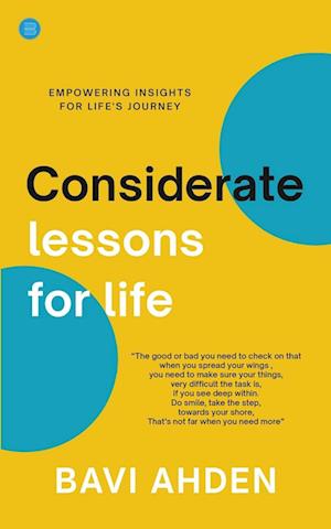 CONSIDERATE LESSONS FOR LIFE