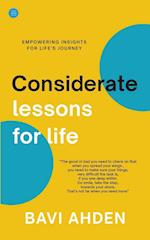 CONSIDERATE LESSONS FOR LIFE 