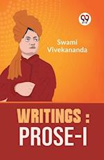 Writings : Prose-I 