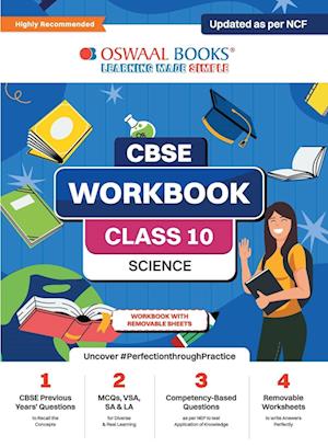 Oswaal CBSE Workbook | Science | Class 10 | Updated as per NCF | For better results | For 2024 Exam