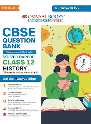 Oswaal CBSE Question Bank Class 12 History, Chapterwise and Topicwise Solved Papers For Board Exams 2025