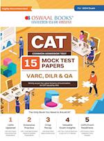 Oswaal CAT 15 Mock Test Papers for 2024 Exam