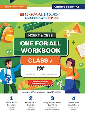 Oswaal NCERT & CBSE Pullout Worksheets Class 7 Hindi | For better results | For 2024 Exam