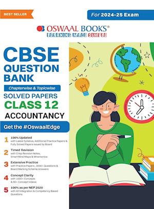 Oswaal CBSE Question Bank Class 12 Accountancy, Chapterwise and Topicwise Solved Papers For Board Exams 2025