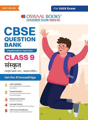 Oswaal CBSE Question Bank Class 9 Sanskrit, Chapterwise and Topicwise Solved Papers For 2025 Exams