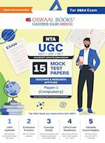 Oswaal NTA UGC NET/JRF/SET Paper-1 (Compulsory) | 15 Year's Mock Test Papers Teaching & Research Aptitude | Yearwise | 2015-2023 | For 2024 Exam