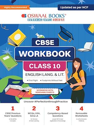 Oswaal CBSE Workbook | English Language and Literature | Class 10 | Updated as per NCF | For better results | For 2024 Exam