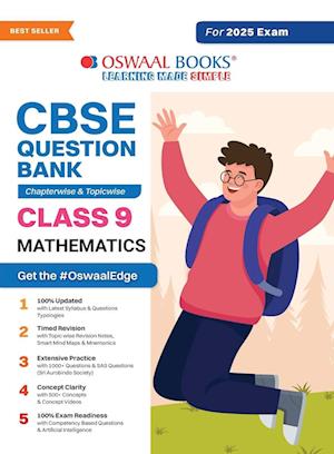 Oswaal CBSE Question Bank Class 9 Mathematics, Chapterwise and Topicwise Solved Papers For 2025 Exams