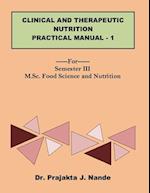 Clinical and Therapeutic Nutrition Practical Manual 1