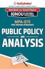 MPA-015 Public Policy and Analysis 