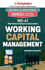 MS-41 Working Capital Management 
