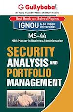 MS-44 Security Analysis and Portfolio Management 