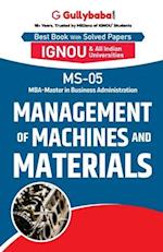 MS-05 Management of Machines and Materials 