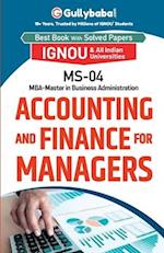 MS-04 Accounting and Finance for Managers 