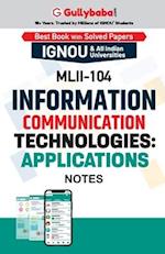MLII-104 Information Communication Technologies