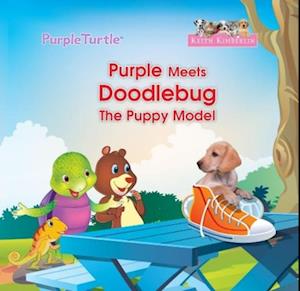 Purple Meets Doodlebug, the Puppy Model