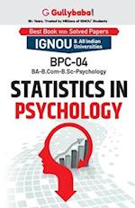 BPC-04 Statistics in Psychology 