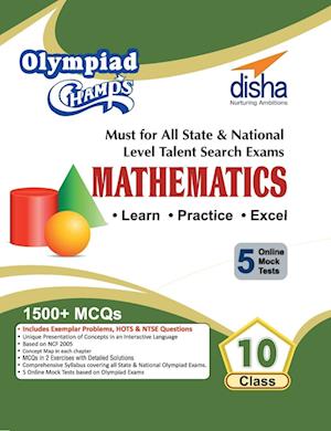 Olympiad Champs Mathematics Class 10 with 5 Mock Online Olympiad Tests