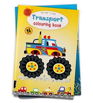 Transport Colouring Book