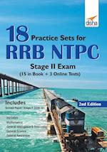 18 Practice Sets for RRB NTPC Stage II Exam (15 in Book + 5 Online Tests) 2nd Edition