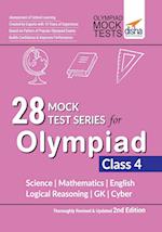 28 Mock Test Series for Olympiads Class 4 Science, Mathematics, English, Logical Reasoning, GK & Cyber 2nd Edition 