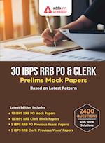30 IBPS RRB PO & Clerk Prelims Mock Papers Practice Book English Medium 