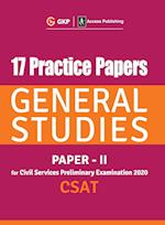 17 Practice Papers General Studies Paper II CSAT for Civil Services Preliminary Examination 2020 