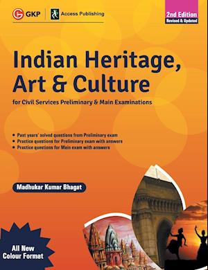 Indian Heritage, Art and Culture (Preliminary & Main) 2ed - Multicolour Book