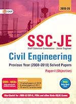 SSC JE Civil Engineering for Junior Engineers Previous Year's Solved Papers (2008-18), 2018-19 for Paper I 