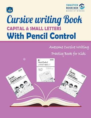 SBB Cursive Writing Book Capital and Small Letters with Pencil control