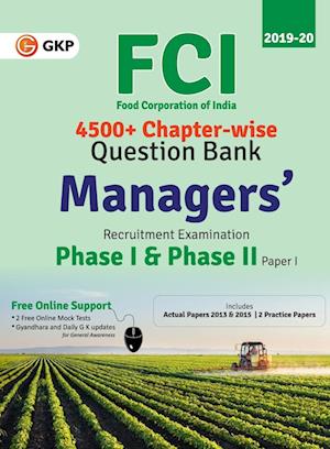 FCI Manager Phase I & Phase II (Paper 1) - Chapterwise Question Bank  (English)