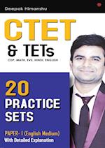 CTET & TETs (CDP, Maths, EVS, Hindi, English) - 20 Practice Sets