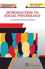 INTRODUCTION TO SOCIAL PSYCHOLOGY 