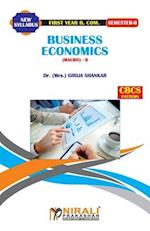 BUSINESS ECONOMICS (Micro) - II 