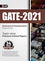 GATE 2021 - Topic-wise Previous Solved Papers - 34 Years' Solved Papers- Electronics and Communication Engineering 