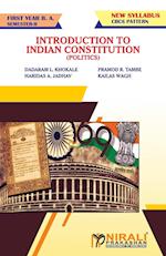 POLITICAL SCIENCE (INTRODUCTIION TO INDIAN CONSTITUTION) 