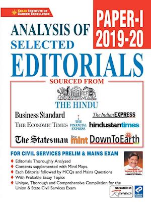 Analysis of Selected Editorials Paper-1 (2019-2020)