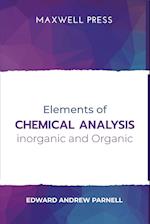 Elements of Chemical Analysis inOrganic and Organic