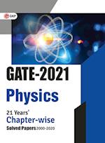 GATE 2021 - Physics -  21 Years' Chapter-wise Solved Papers (2000-2020)