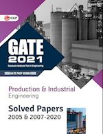 GATE 2021 - Production & Industrial Engineering - Solved Papers 2005 & 2007-2020